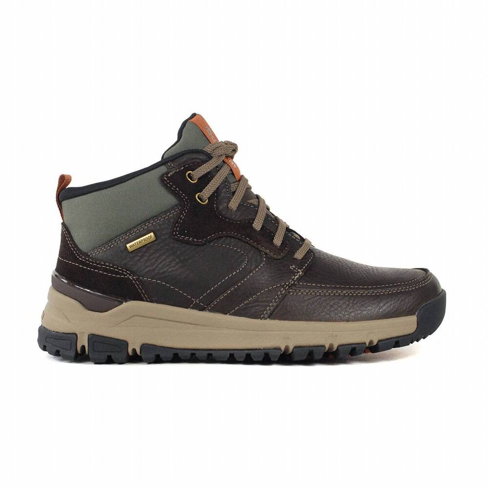 NEW DUNHAM men's glastonbury waterproof mid boot in brown